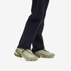 MM6 Maison Margiela Men's x Salomon Cross Low Sneaker in Alfalfa/Silver Reflective/Flint Gray
