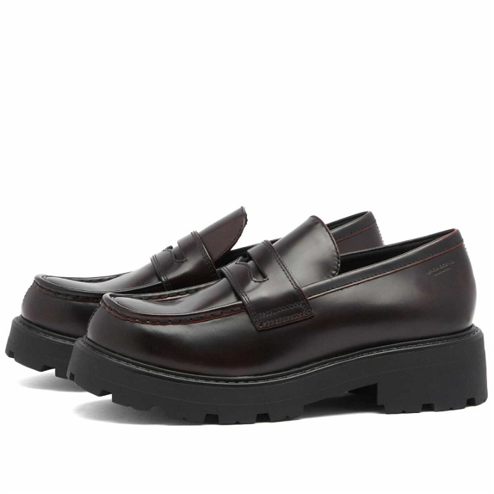 Photo: Vagabond Women's Cosmo 2.0 Polished Loafer in Dk Bordo