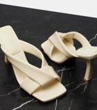 Bottega Veneta Riva 90 leather thong sandals