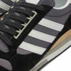 Adidas Men's ZX 500 Sneakers in Core Black/Almost Pink