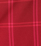 Simkhai - High-rise checked shorts