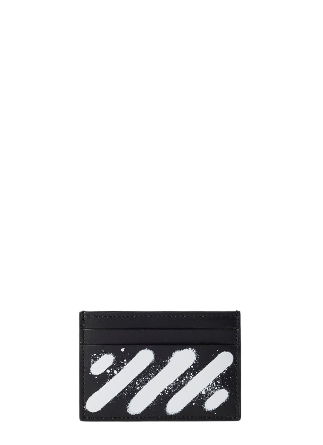 OFF-WHITE - Zipped Leather Credit Card Case Off-White