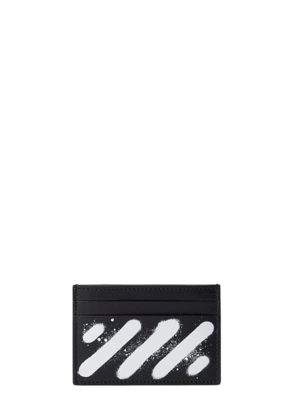 Photo: Off-White Diagonal Spray Card Case