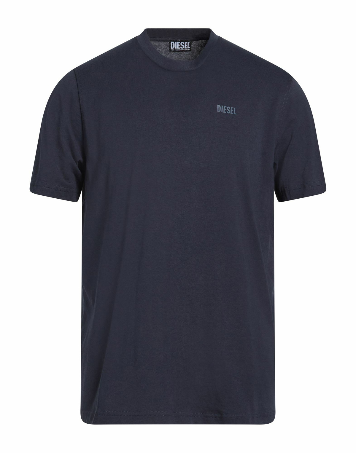 Diesel Mens T-shirt Midnight in Blue