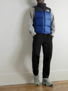 The North Face - 1996 Retro Nuptse Quilted Recycled-Ripstop and Shell Hooded Down Gilet - Blue