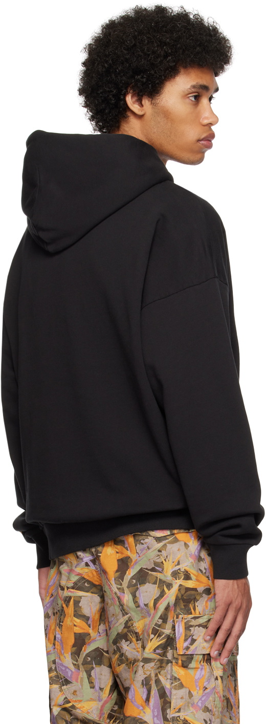 drew house Black Printed Hoodie