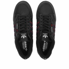 Adidas Men's Continental 80 Stripes Sneakers in Core Black/Collegiate Navy/Vivid Red