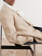 Altea - Aaron Garment-Dyed Linen Blazer - Neutrals