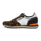 Golden Goose Brown and Black Running Sneakers