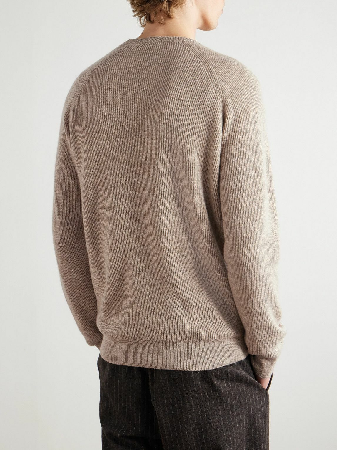 Peter Millar - Ribbed Cashmere-Blend Sweater - Neutrals