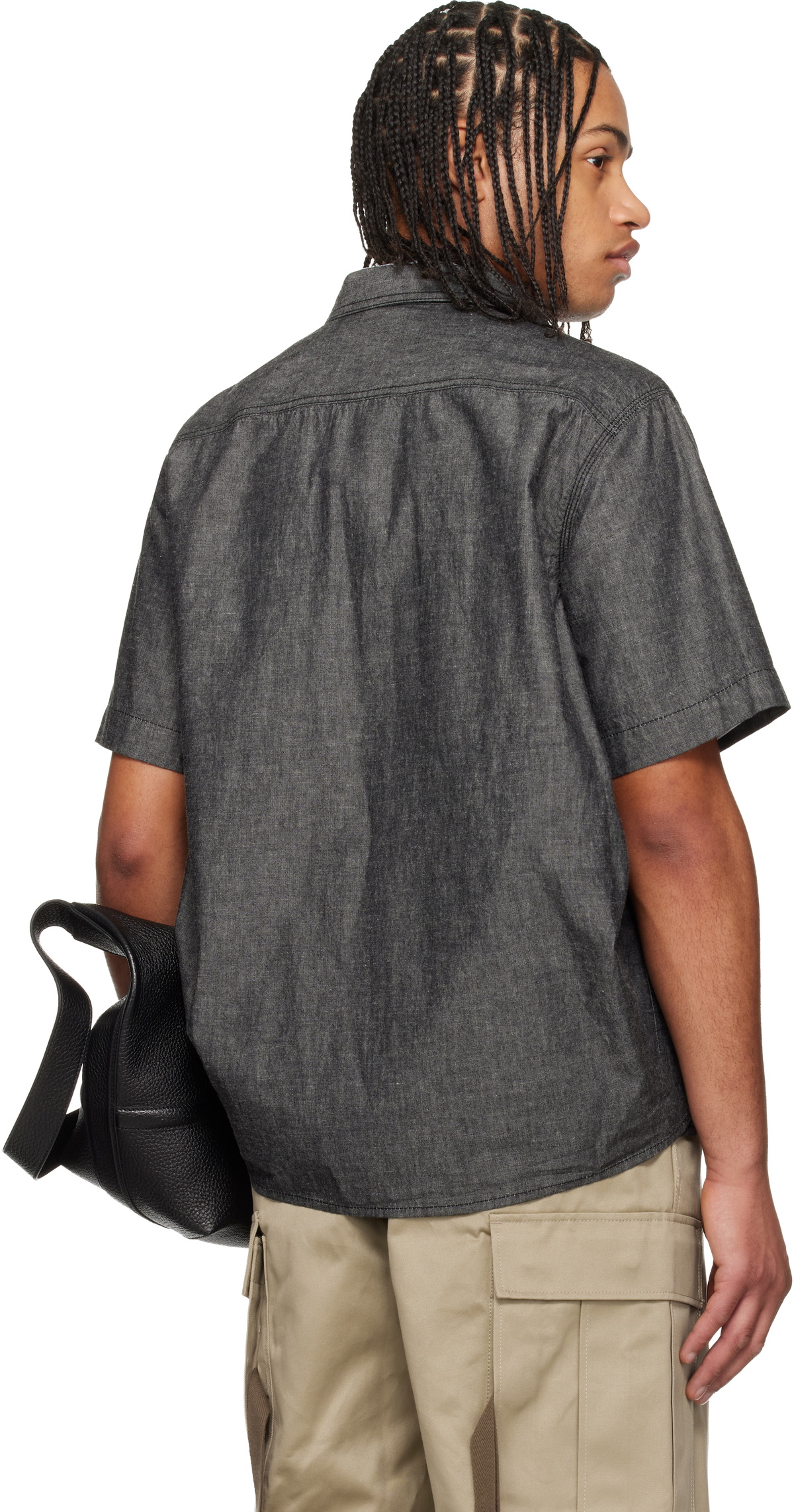 sacai Gray Light Weight Denim Shirt Sacai