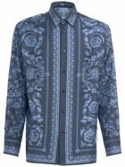VERSACE - Barocco Print Silk Twill Shirt