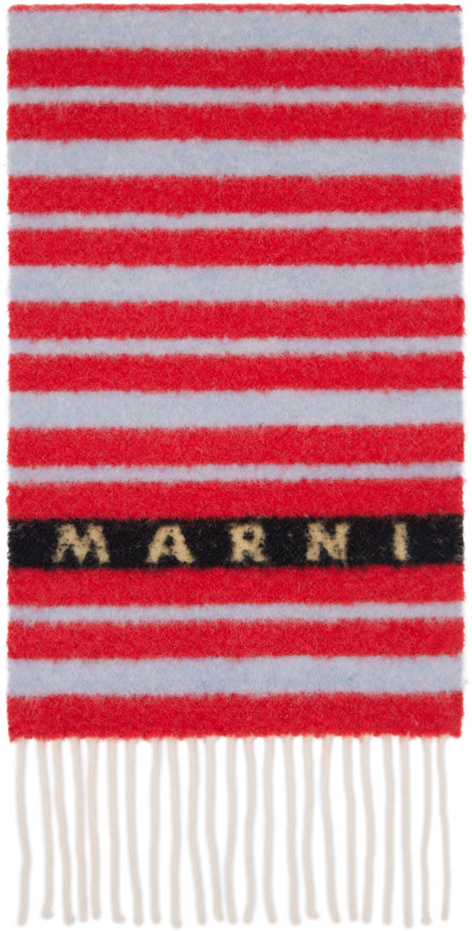 マフラー・ストール MARNI Striped Brushed Alpaca Muffler Rake SCMC0122Y0UAW037ST 楽天市場】マルニ MARNI マフラー STRIPED BRUSHED ALPACA