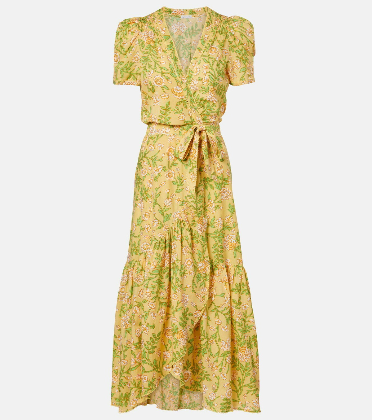 Poupette St Barth Baba floral cotton wrap dress
