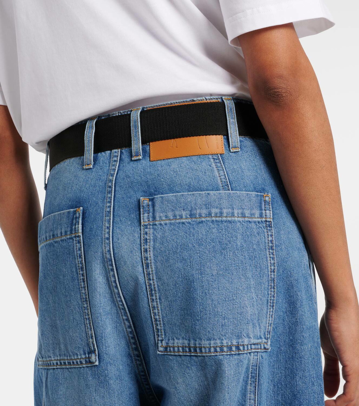 Plan C High-rise wide-leg pants