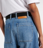 Plan C High-rise wide-leg pants
