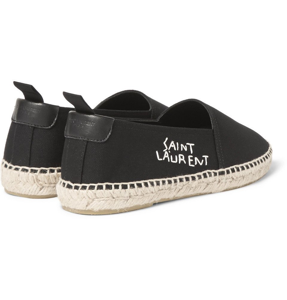 SAINT LAURENT: canvas espadrilles - Black  Saint Laurent espadrilles  6059511P210 online at