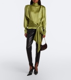 Balmain Metropolis croc-effect leather shoulder bag