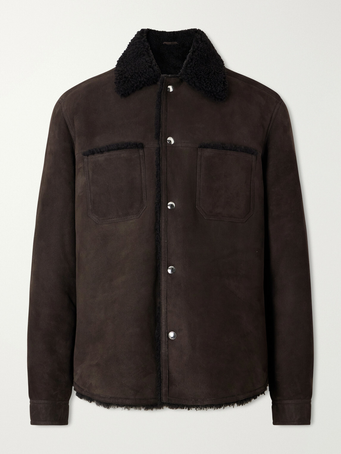 Mr P. - Shearling Jacket - Brown