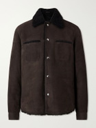 Mr P. - Shearling Jacket - Brown