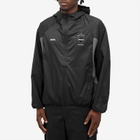 F.C. Real Bristol Men's Ultra Lightweight Packable Training Jacket in Black