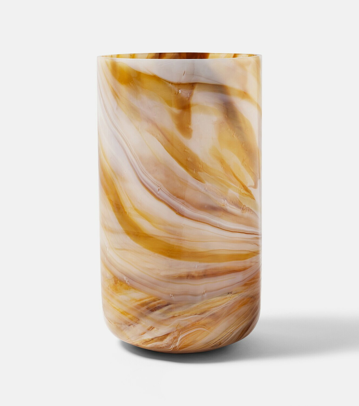 Polspotten Marbled Large glass vase