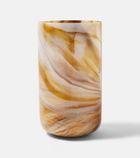 Polspotten Marbled Large glass vase