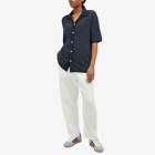 Rag & Bone Men's Jacquard Avery Short Sleeve Shirt in Salute