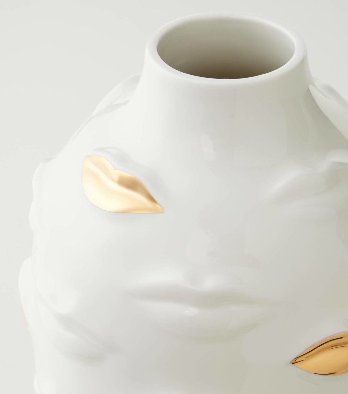 Jonathan Adler Gilded Gala porcelain vase