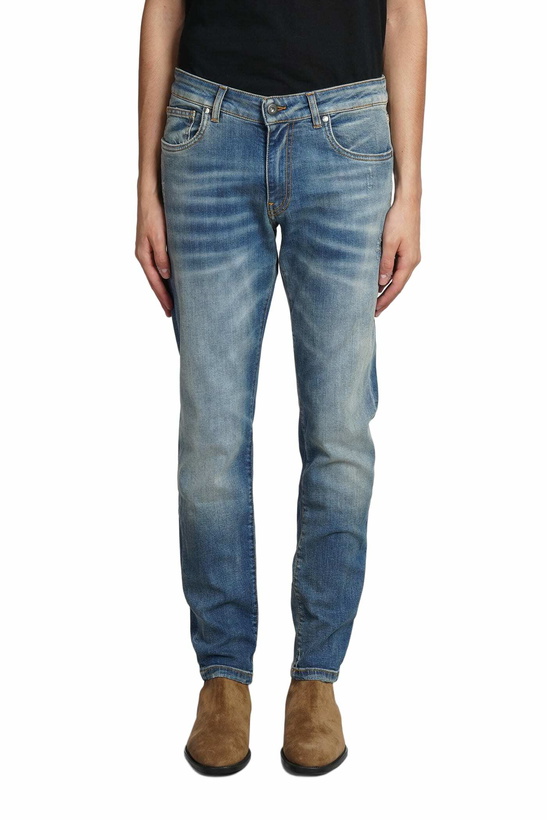 Photo: Salvatore Santoro Jeans In Blue Cotton
