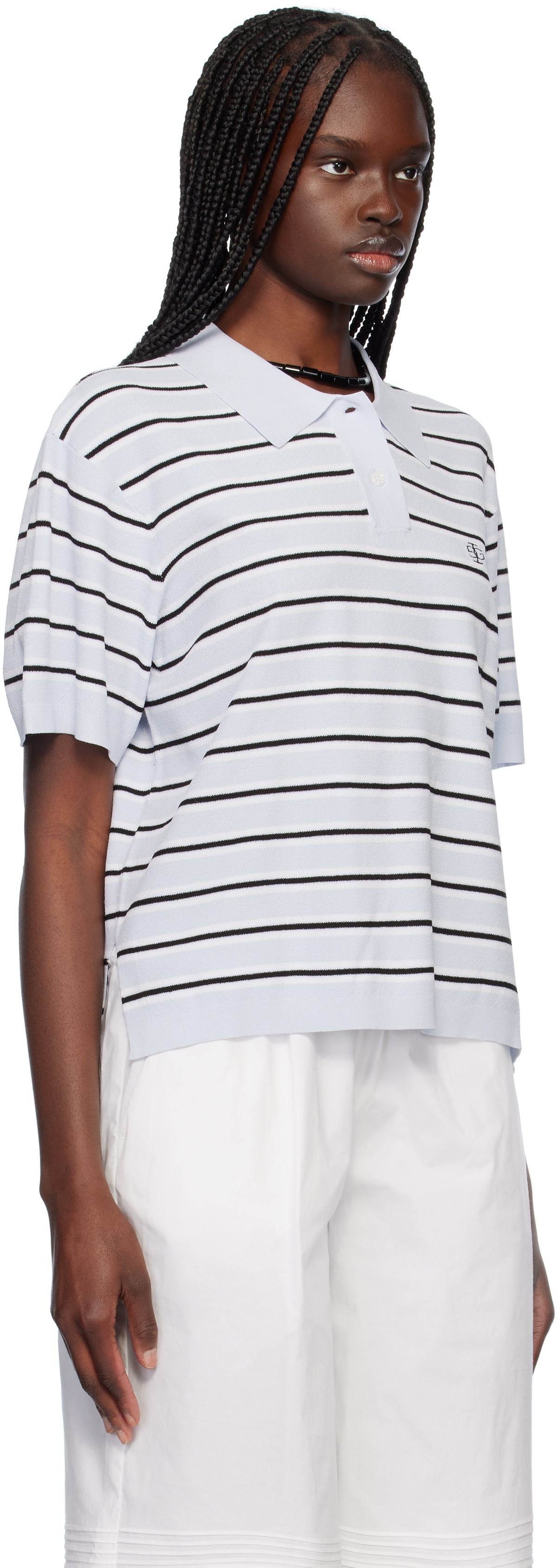 The Garment Blue Madison Tennis Polo