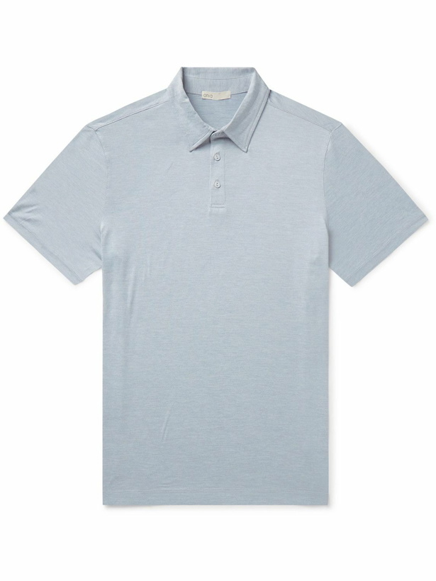 Photo: Onia - Everyday Stretch-Jersey Polo Shirt - Blue