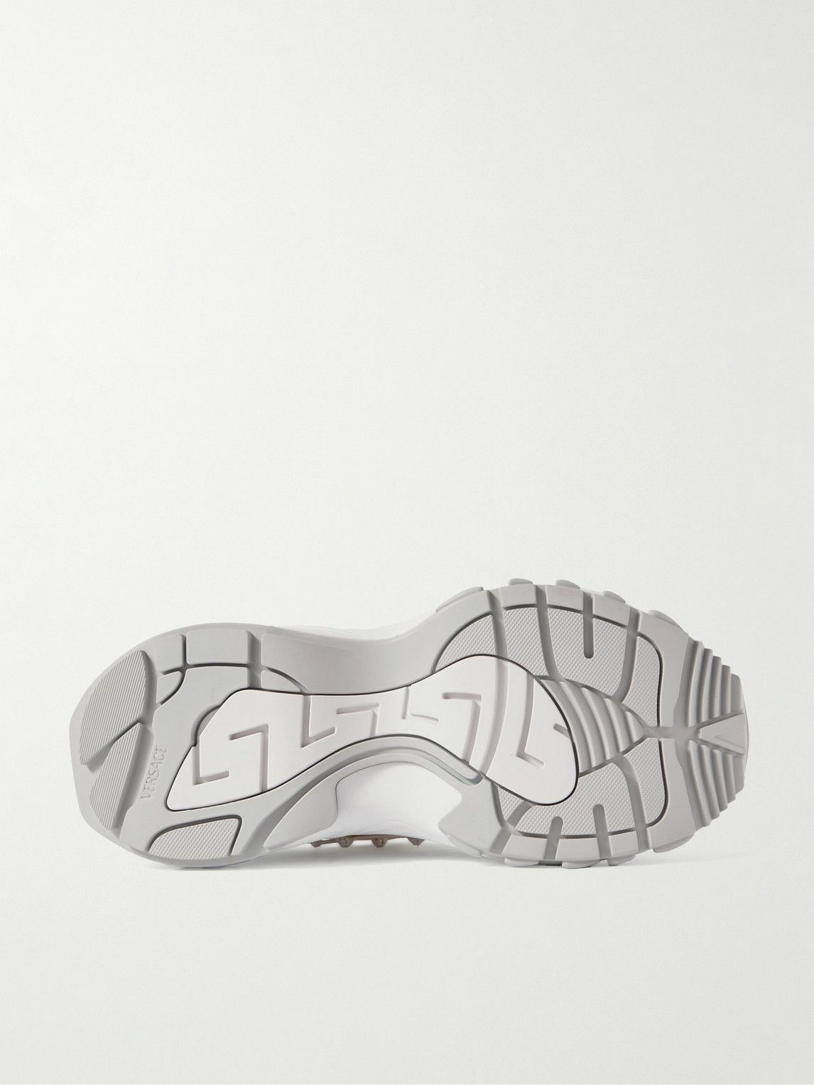Versace - Mercury M_VS_03 Rope, Leather and Mesh Sneakers - White