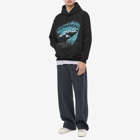 Represent Men's Shark Hoody in Jet Black