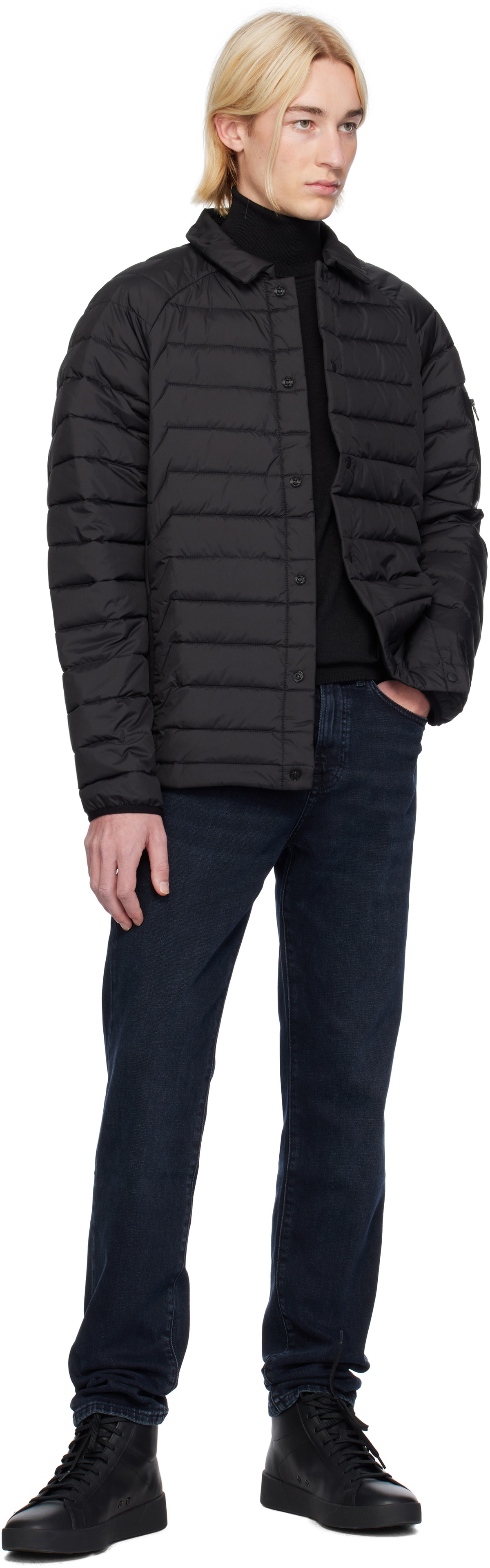 BOSS Black Water-Repellent Jacket