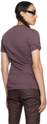 Rick Owens Purple Double T-Shirt