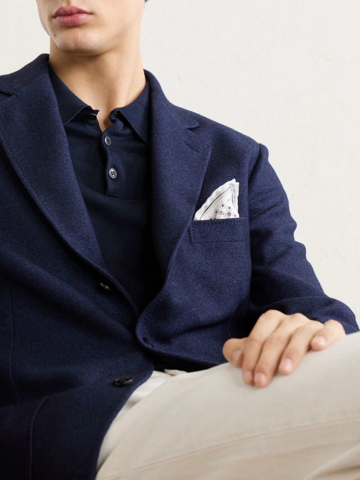Brioni - Cashmere and Silk-Blend Blazer - Blue