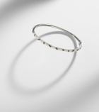 Yvonne Léon Jonc Zèbre 9kt white gold bracelet with diamonds