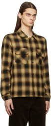 Naked & Famous Denim Tan Vintage Flannel Shirt