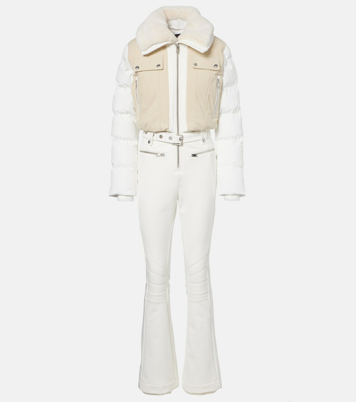 Fusalp Karei corduroy-trimmed ski suit