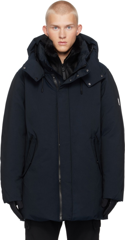 Photo: MACKAGE Navy Sullivan Down Coat
