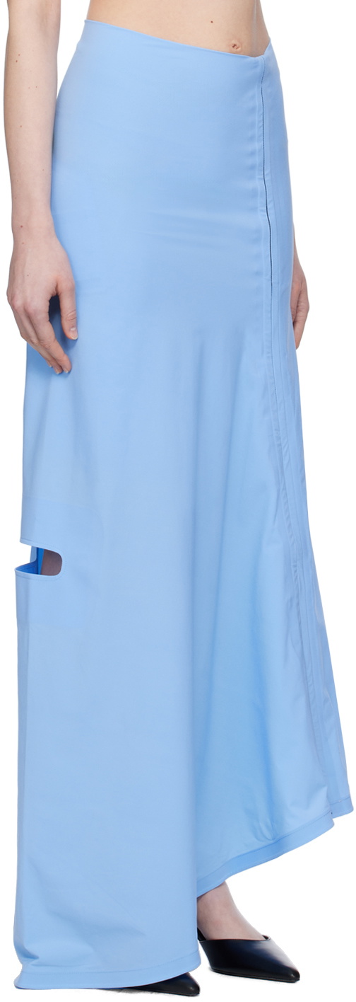 JOHANNA PARV Blue Vent Maxi Skort