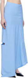 JOHANNA PARV Blue Vent Maxi Skort