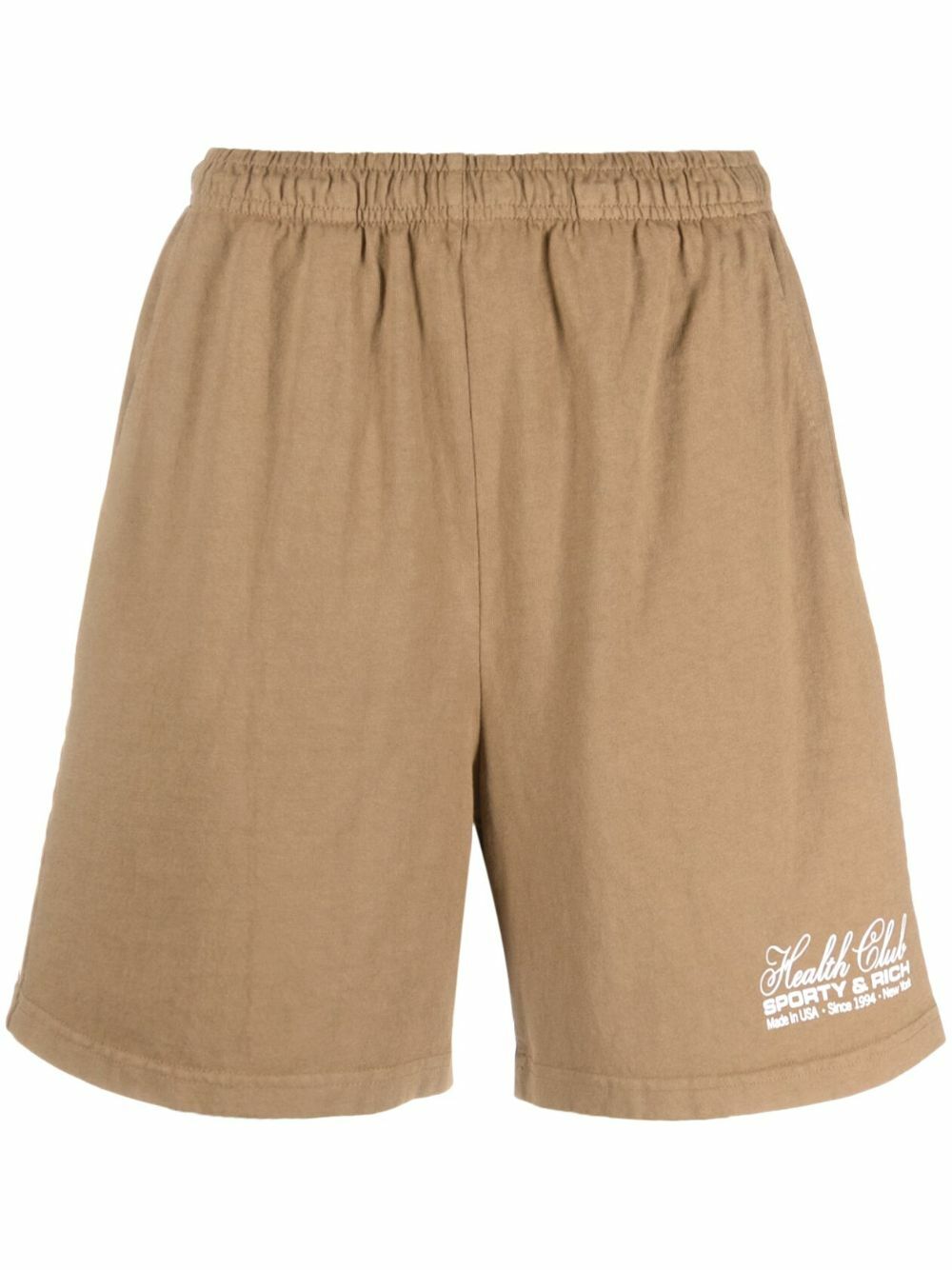 SPORTY & RICH - Made In Usa Cotton Gym Shorts Sporty & Rich