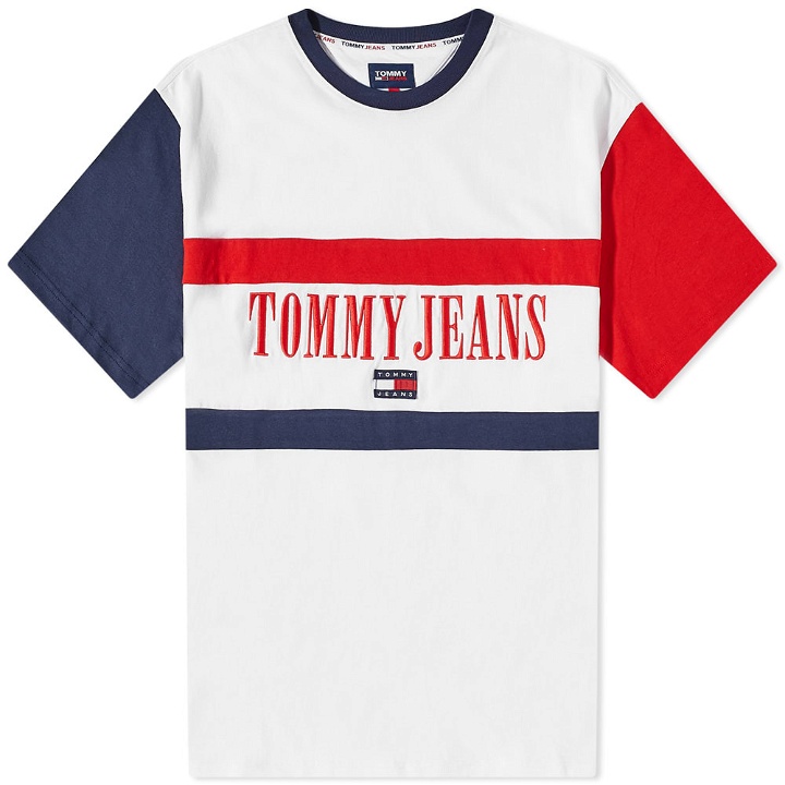 Photo: Tommy Jeans Men's Skater Archive Block T-Shirt in White