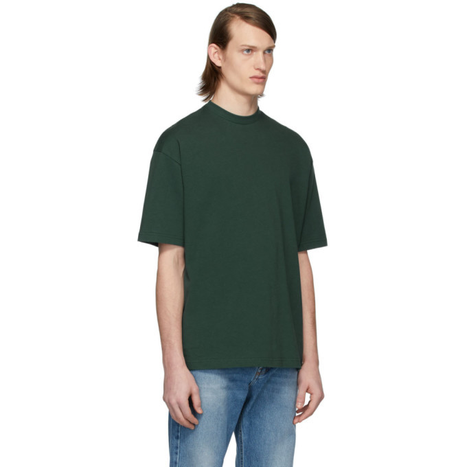 Balenciaga Green Logo Regular T-Shirt