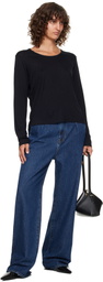 Loulou de Saison Blue Attu LDS Pleated Jeans