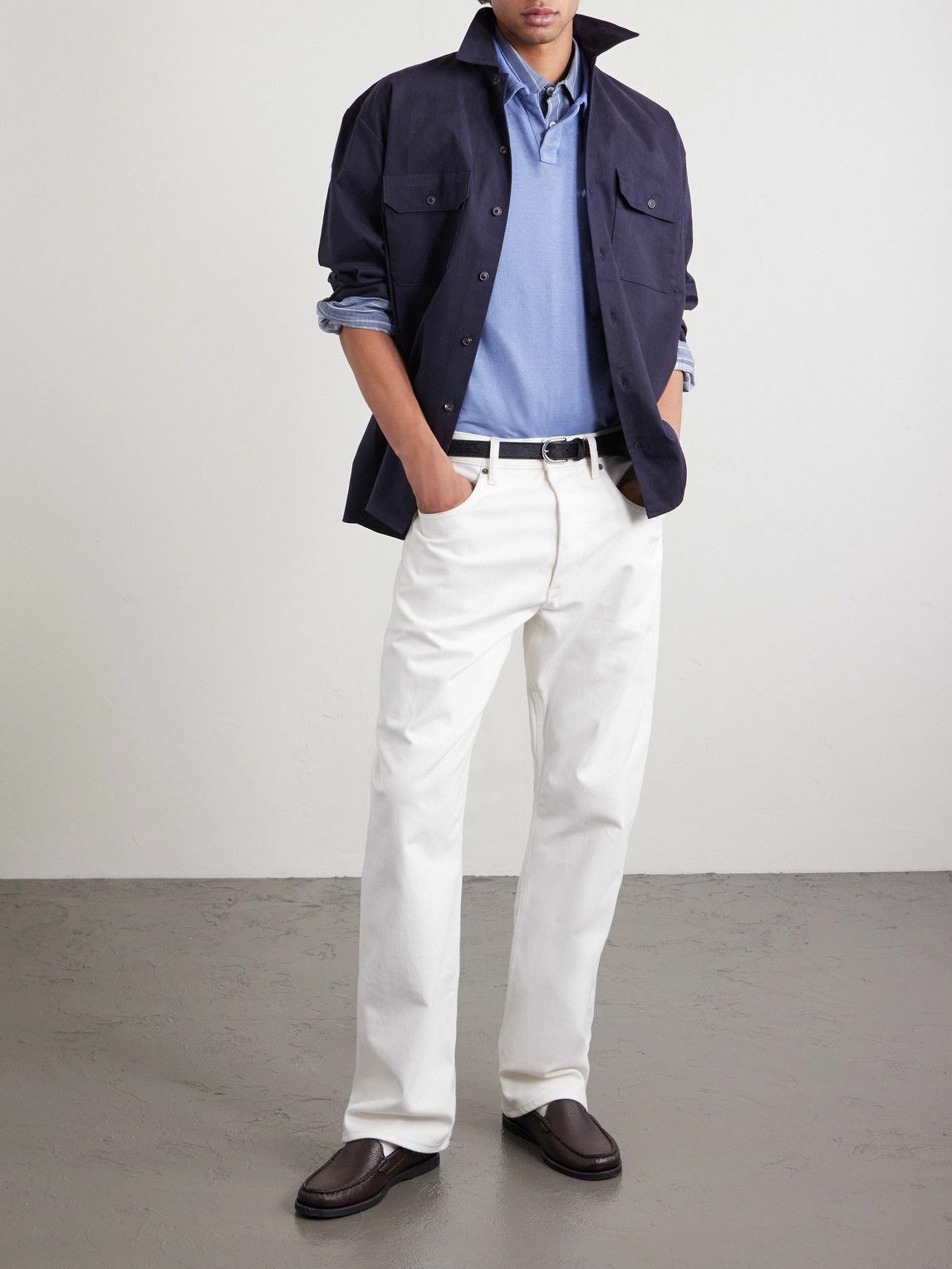 Massimo Alba - Aruba Linen and Cotton-Blend Polo Shirt - Purple