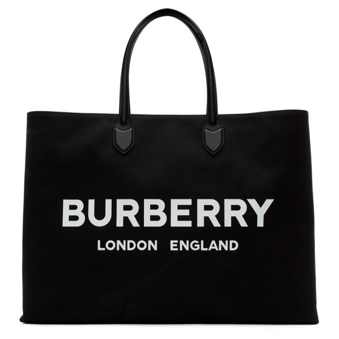 Photo: Burberry Black Logo Tote