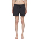 Paul Smith Black Striped Swim Shorts